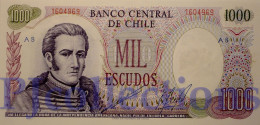 CHILE 1000 ESCUDOS 1967/76 PICK 146 UNC - Chile