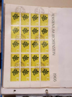 1966 Gesunde Erde Bogen Postfrisch Bogen Ersttagsstempel - Used Stamps