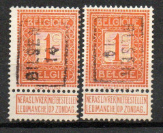 2267 Voorafstempeling Op Nr 108 - BILSEN 14 - Positie A & B - Roulettes 1910-19