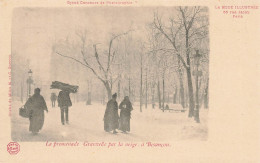 Besançon * La Promenade Granvelle Par La Neige - Besancon