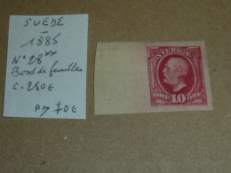 SUEDE 1885 N°28 TIMBRE NEUF SANS CHARNIERE (C.V) - Unused Stamps