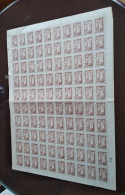 Argentina 1948 Mi#553 Mint Never Hinged Full Sheet Of 100 - Unused Stamps