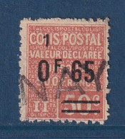France - Colis Postaux - YT N° 61 - Oblitéré - 1926 - Usati