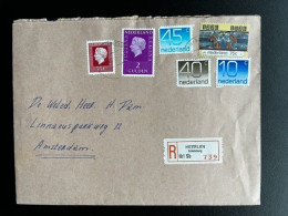 NETHERLANDS 1977 REGISTERED LETTER HEERLEN SCHELSBERG TO AMSTERDAM 30-08-1977 NEDERLAND AANGETEKEND - Storia Postale