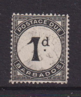 BARBADOS  - 1934 Postage Due 1d Used As Scan - Barbados (...-1966)