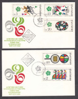 Bulgaria 1968 - Youth World Festival, Sofia, Mi-Nr. 1786/90, FDC - FDC