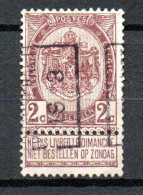 2079 Voorafstempeling Op Nr 55 - BRASSCHAET 1913 -  Positie A - Roller Precancels 1910-19