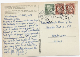 3836  Postal   Copenhagen  1957,Noruega - Briefe U. Dokumente