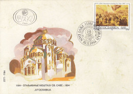 FDC YUGOSLAVIA 2659,few Yellow Spots On Cover - FDC