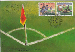 FDC YUGOSLAVIA 2660-2661,football - FDC