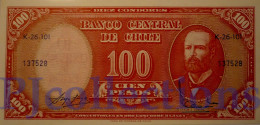 CHILE 10 CENTESIMOS 1960/61 PICK 127a UNC SIGN. MOLINA - IBANEZ - Chili