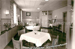 42903090 Niederlaasphe Gasthof Schreiber Gesellschaftszimmer Niederlaasphe - Bad Laasphe