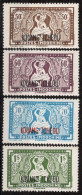 KOUANG TCHEOU Timbres-poste N°151* à 154* Neufs Charnières TB Cote : 4.50€ - Ungebraucht