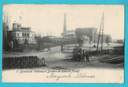 * Gembloux (Namur - La Wallonie) * (nr 17) Chateau Et Sucrerie De Ledocte Frères, Passage à Niveau, Fabrique, Usine, TOP - Gembloux