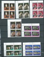 Grèce Yvert Série N°1404 / 1410 **  7 Valeurs Neuves Sans Charnière En Bloc De 4 - AI 35204 - Unused Stamps