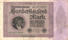 Germany:100000 Mark 1923 - 100.000 Mark