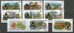 Rwanda COB 803/10 Incl. 807-Cu Surcharge Renversée & Le Rare 803 Avec Vignette! MNH / ** 1977 - Neufs