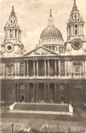 LONDON, ST. PAUL'S CATHEDRAL, ARCHITECTURE, STATUE, UNITED KINGDOM - St. Paul's Cathedral