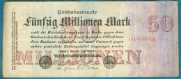 50000000 Mark 25.7.1923 Serie 16 P - 50 Miljoen Mark