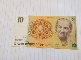 Israel-10 NEW SHEQELIM-GOLDA MEIR-(1992)(550)(LORINCZ/FRENKEL)-(0950881698)-U.N.C-bank Note - Israël