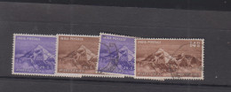 INDIA - 1953 - CONQUEST OF EVEREST SET OF 2  USED & MINT HINGED PREVIOUSLY - VERY FINE  - Nuevos