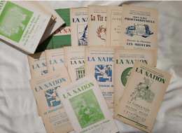 Lot De 31 Revues " La Nation" Des Années1946 à 1957 - Derecho