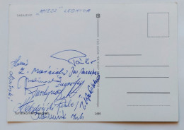 Poland - Football Club MIEDZ Legnica  Signature Footballers , Soccer Signed , 1978 Autograph - Autógrafos