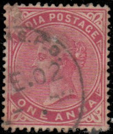 Inde Anglaise 1900. ~ YT 54 (par 2) - 1 A. Victoria - 1882-1901 Imperium