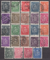 Yugoslavia Kingdom 1931/1932/1934 Mi#228-237 I And II (w. And W-out Inscription), Mi#241-242, Mi#283-284 Used - Used Stamps