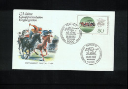 Germany 1993 Horse Racing - 125 Years Of Gallop Racing Track Hoppegarten Berlin Interesting Cover - Badminton