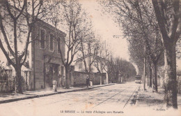 13 / MARSEILLE / LA BARASSE / LA ROUTE D AUBAGNE VERS MARSEILLE / TRAMWAY - Saint Marcel, La Barasse, St Menet