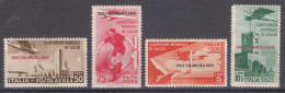 Italy Colonies Aegean Islands Egeo 1934 Calcio Sassone#A34-A37 Mi#142-145 Mint Hinged - Ägäis