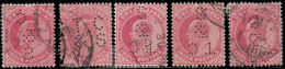 Inde Anglaise 1902. ~ YT 59 Perforés (par 5) - 1 A. Edouard VII - 1902-11 Koning Edward VII