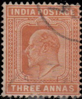 Inde Anglaise 1902. ~ YT 62 - 3 A. Edouard VII - 1902-11 King Edward VII