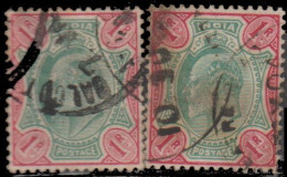 Inde Anglaise 1902. ~ YT 67 (par 2) - 1 R. Edouard VII - 1902-11 King Edward VII