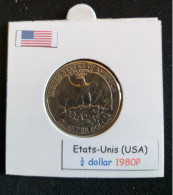 Etats-Unis Quater Dollar 1980P - 1932-1998: Washington