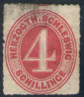 4 Shillinge Rot - Schleswig Holstein Nr. 3 Ungebraucht Mit Gummi - Schleswig-Holstein