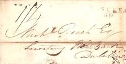 603062 | Ireland 1849  Prepaid Mail From Roscrea To Dublin  | -, -, - - Préphilatélie