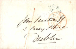 603060 | Ireland 1850  Prepaid Mail From Ross Island To Dublin  | -, -, - - Voorfilatelie