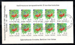 Finlande 1991 Mi. 1129 Carnet 100% Oblitéré Plantes, Fruits, Flore - Postzegelboekjes