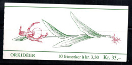 Norvège 1992 Mi. MH 18 Carnet 100% Neuf ** Orchidée, Fleurs - Markenheftchen
