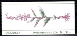 Norvège 1990 Mi. MH 15 Carnet 100% Neuf ** Orchidée, Fleurs, Flore - Libretti