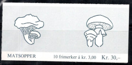 Norvège 1989 Mi. MH 13 Carnet 100% MYCÈTES Neuf ** - Cuadernillos