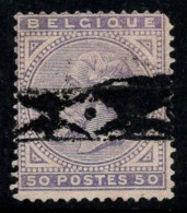 Belgique 1883 Mi. 38 Oblitéré 80% Roi Léopold II, 50 C - 1883 Léopold II