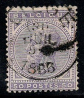 Belgique 1883 Mi. 38 Oblitéré 100% Roi Léopold II, 50 C - 1883 Leopold II