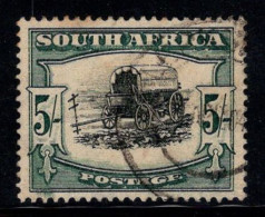 Union Sud-africaine 1927 Mi. 39 Oblitéré 100% Wagon, 5 Sh - Used Stamps