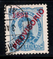 Portugal 1893 Mi. 91 Oblitéré 100% 50 R, Provisorium Surimprimé - Used Stamps