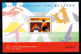 Macao 1996 Mi. Bl. 38 Bloc Feuillet 100% 10 P, Jeux Olympiques - Blokken & Velletjes