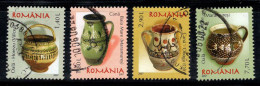 Roumanie 2007 Mi. 6227-6230 Oblitéré 100% Céramique, Art - Usado