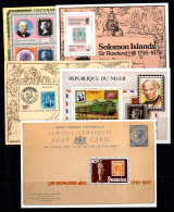 Rowland Hill 1979 Bloc Feuillet 100% Neuf ** Bahamas,Jamaïque,Niger,Barbade - Rowland Hill